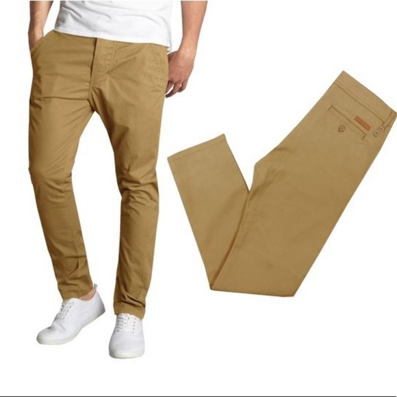 Galaxy Other - Galaxy Slim Fit Men's Stretch Chino Pants W34/L30